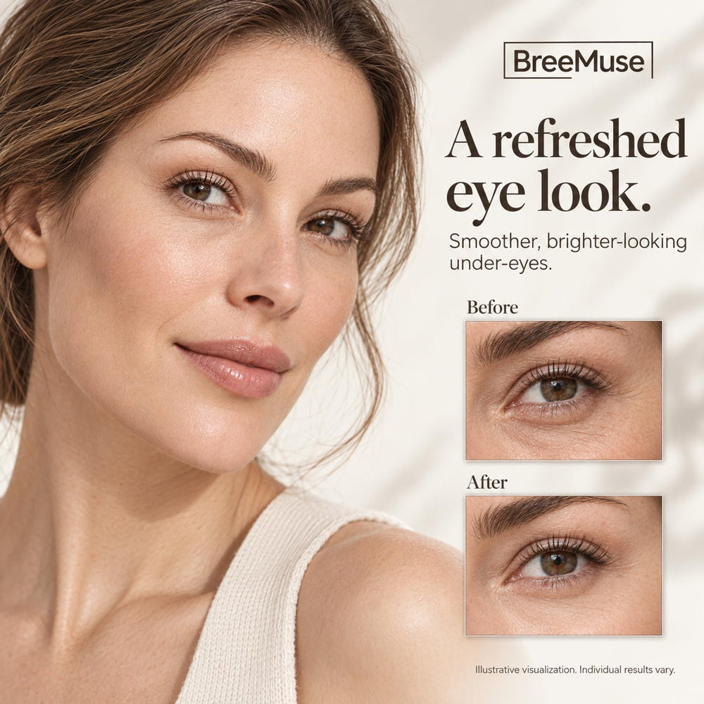 BreeMuse key actives hyaluronate and ginseng displayed for hydration benefit