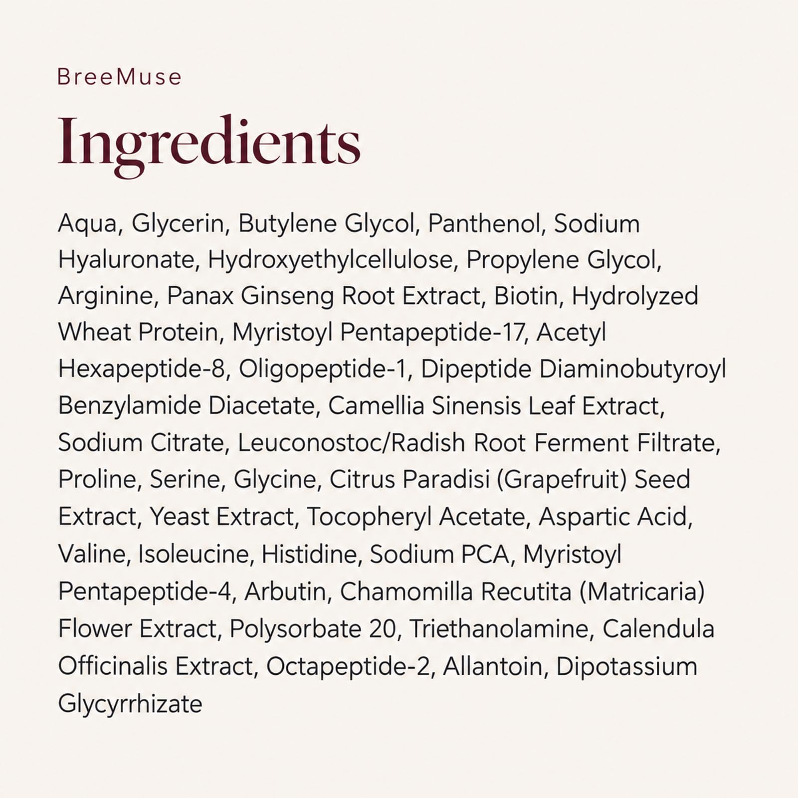 BreeMuse close-up of lashes to show smoother, conditioned appearance