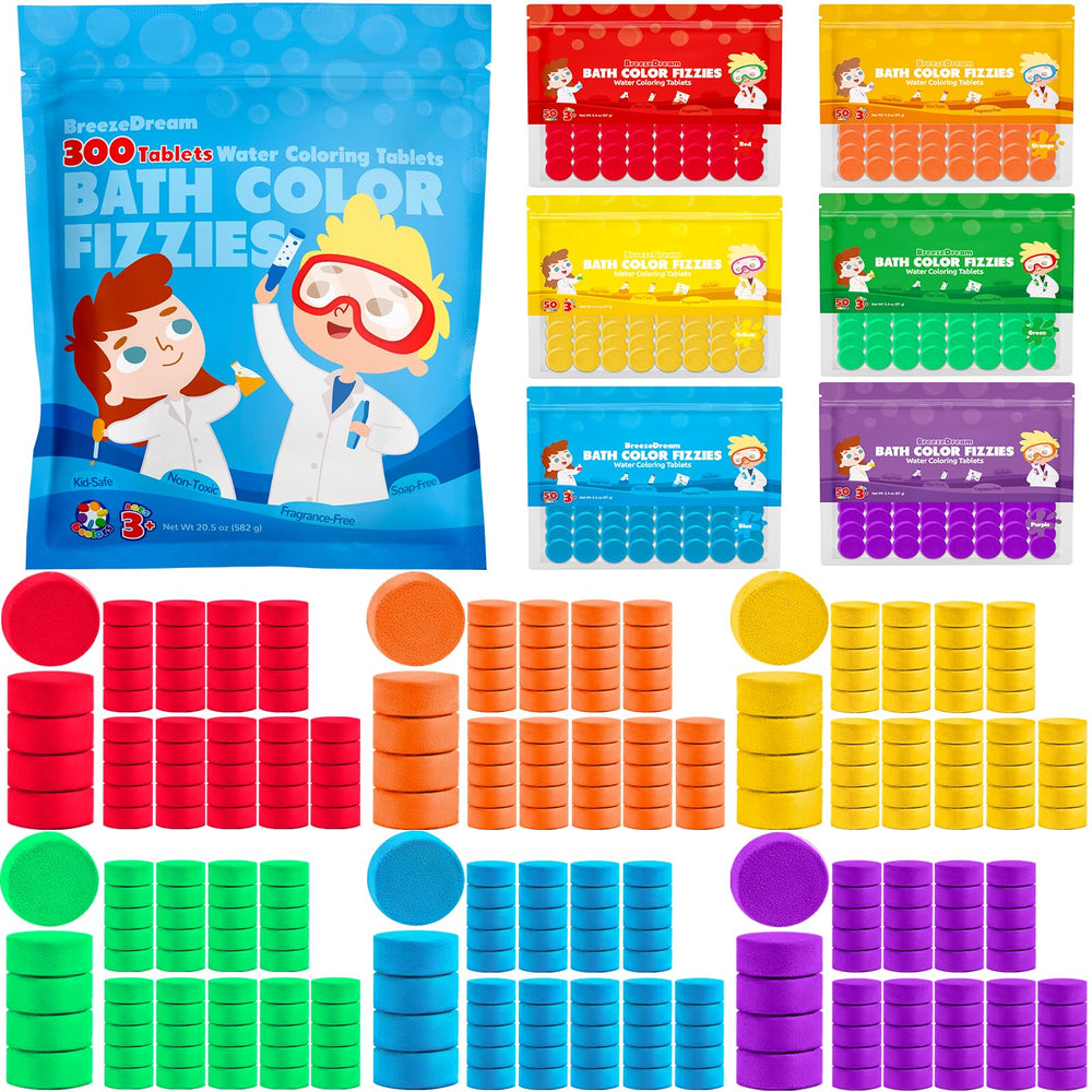 BreezeDream front pouch showing 300 tablets and organized packaging benefit