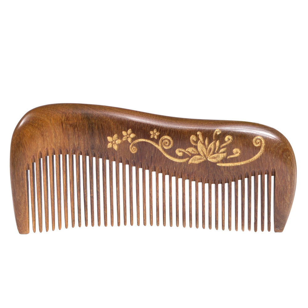 Breezelike front view showing comb packaging and natural sandalwood benefit