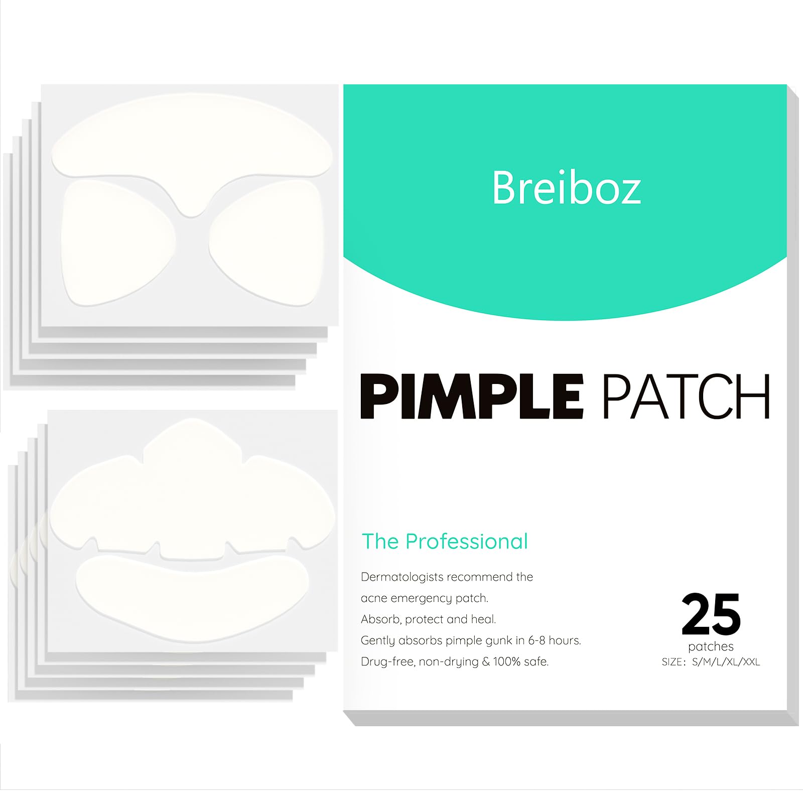 breiboz front pack image showing product and benefits for full-face coverage