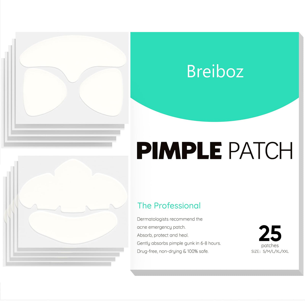 breiboz front pack image showing product and benefits for full-face coverage