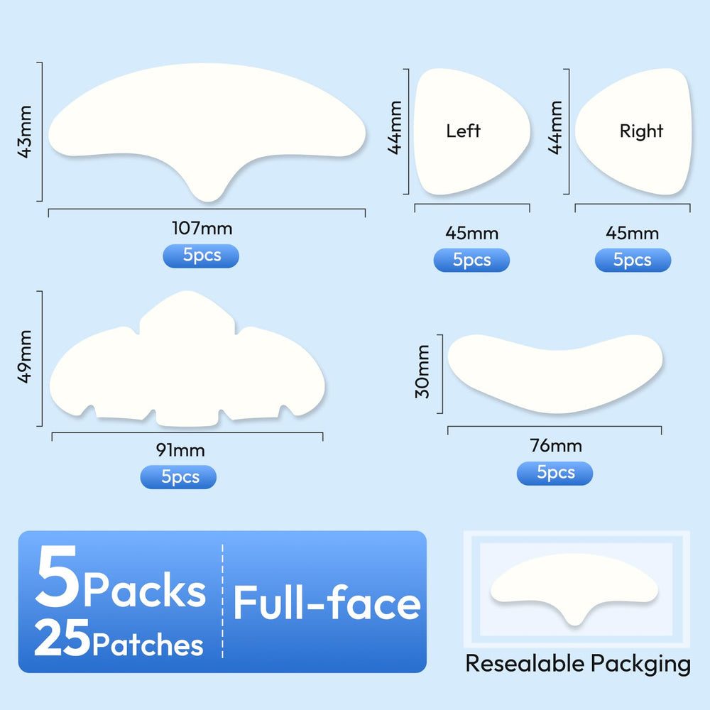 breiboz patch applied to forehead demonstrating overnight protection benefit