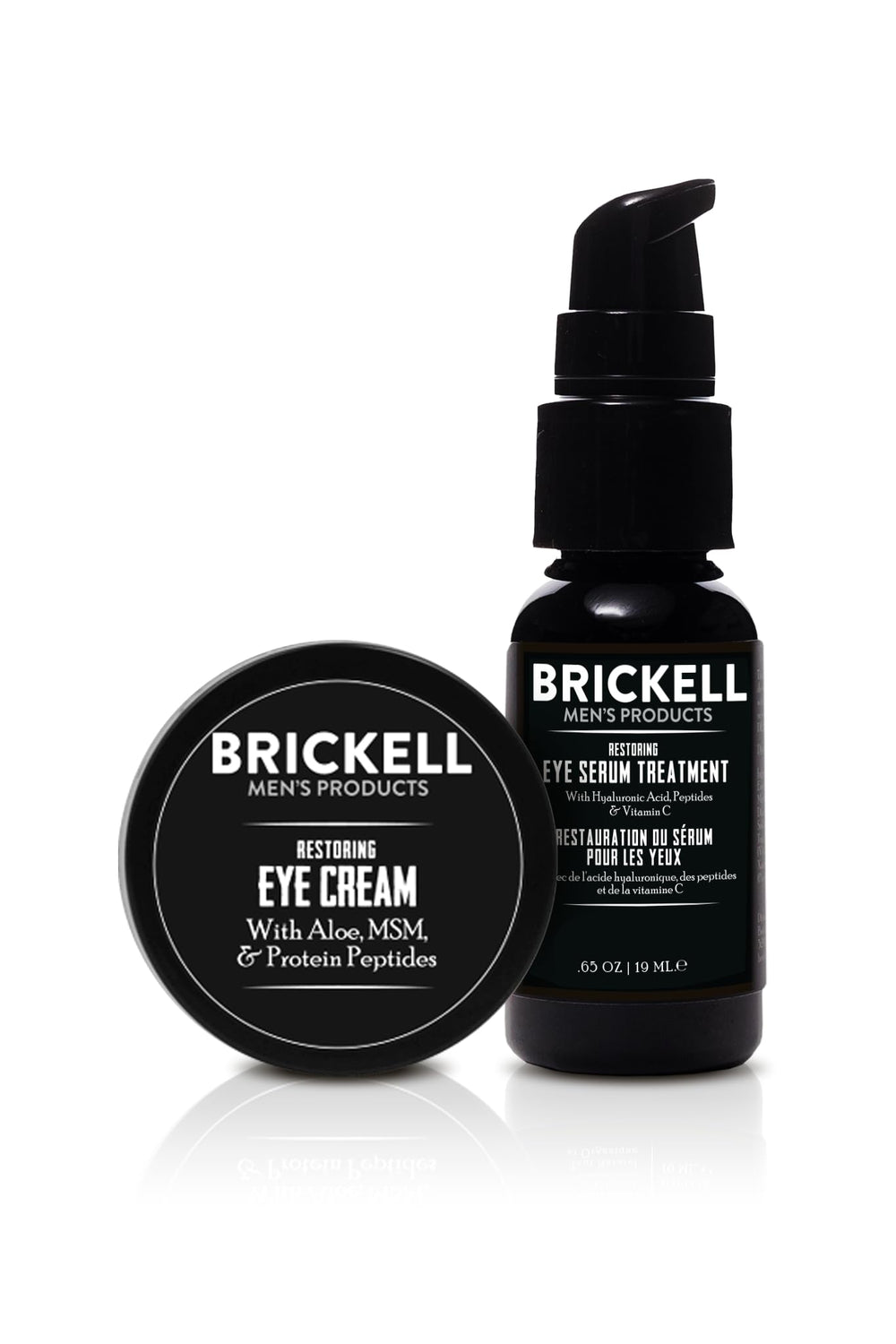Brickell serum pipette close-up highlighting precise drop delivery