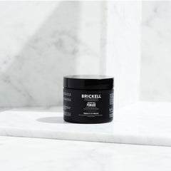 Brickell Men's close-up of paste texture showing smooth blendability and control