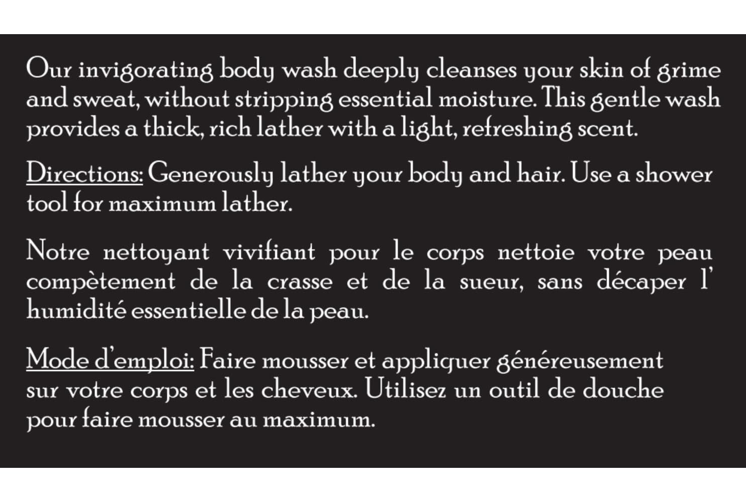 Brickell Men's Products bottle in shower setting suggesting energizing post-workout freshness
