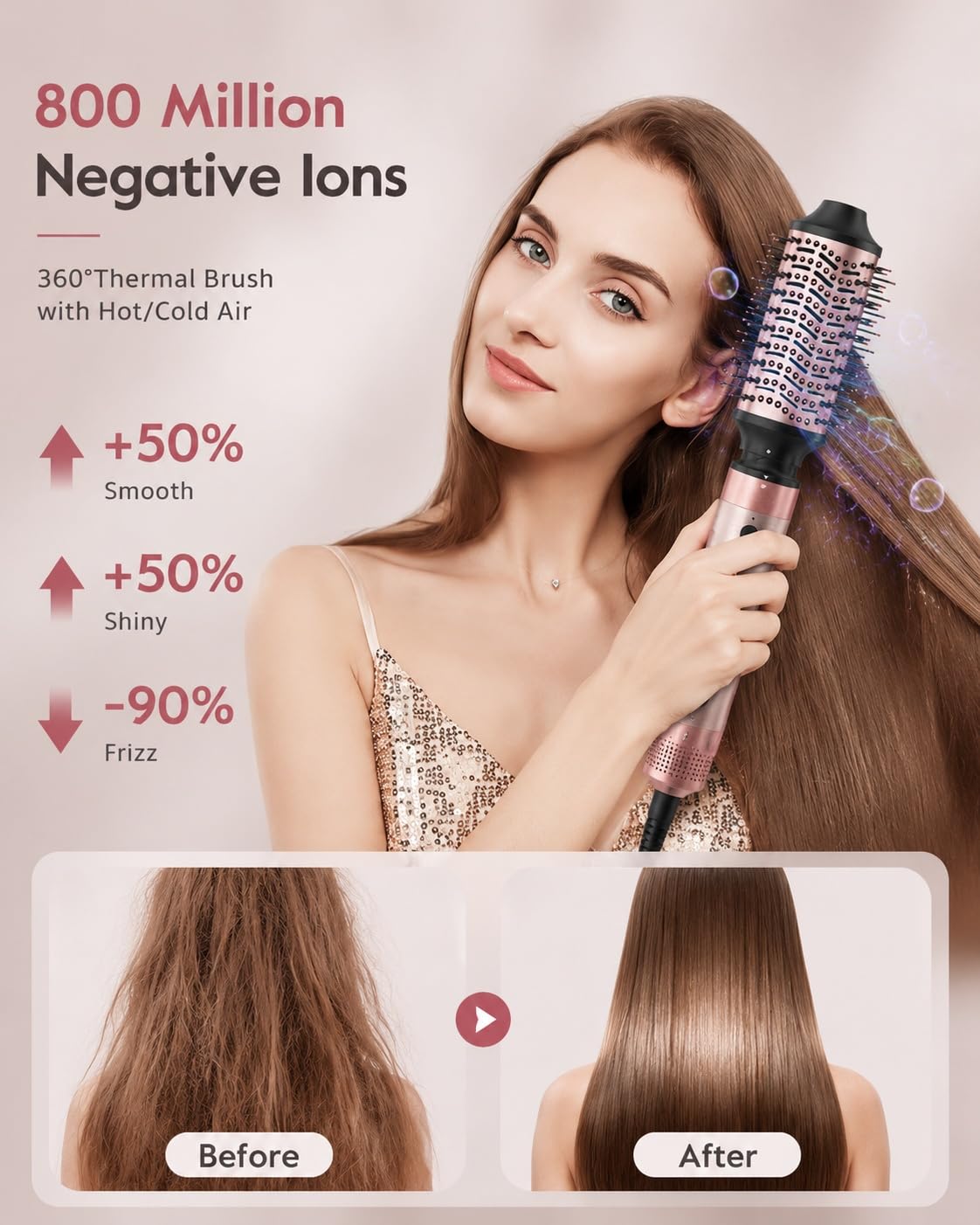 Brightup high speed dryer nozzle in use for fast drying and reduced styling time