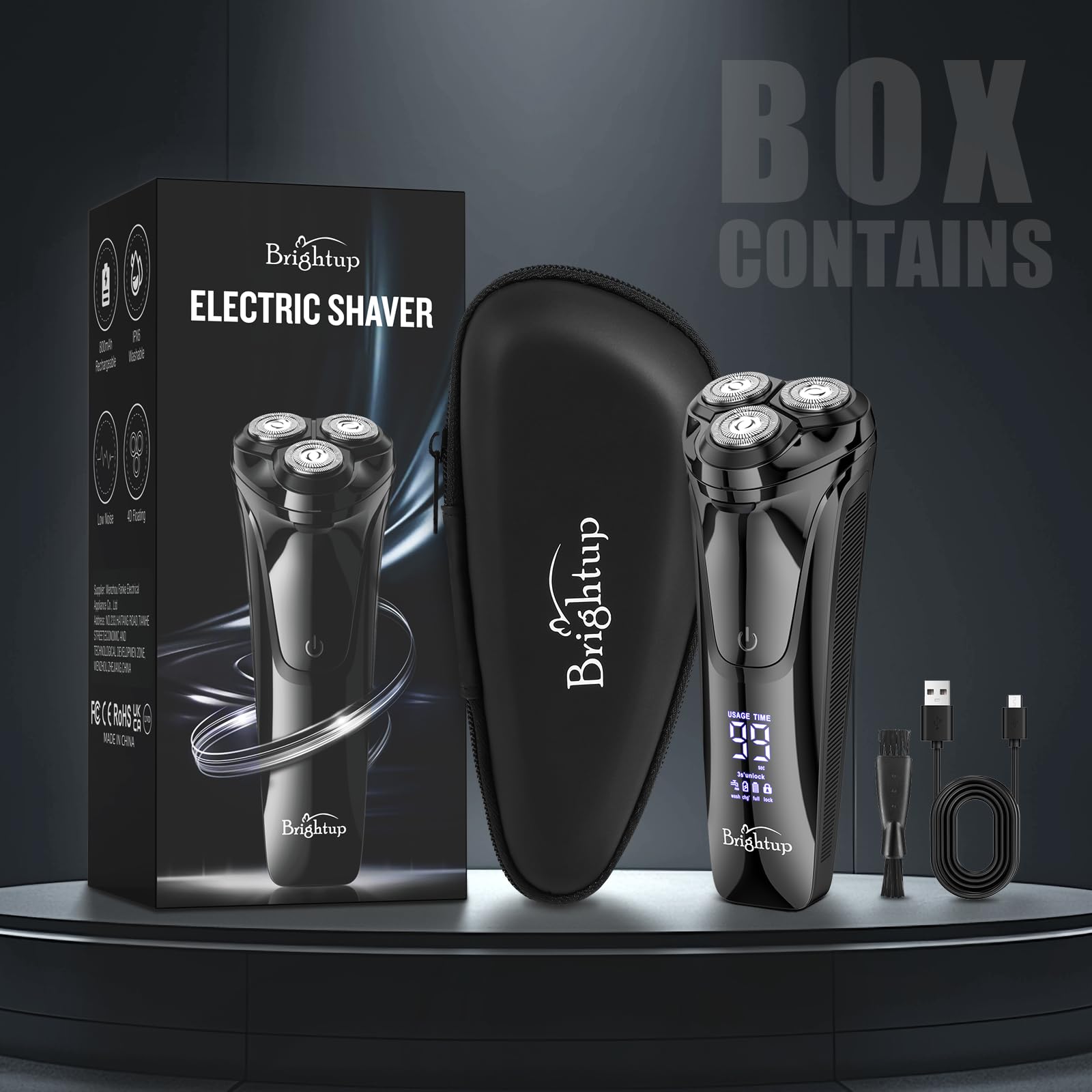 Brightup held in hand for size scale to show compact portability and ease of grip