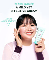 BRING GREEN open jar revealing smooth cream for soothing and calming skin