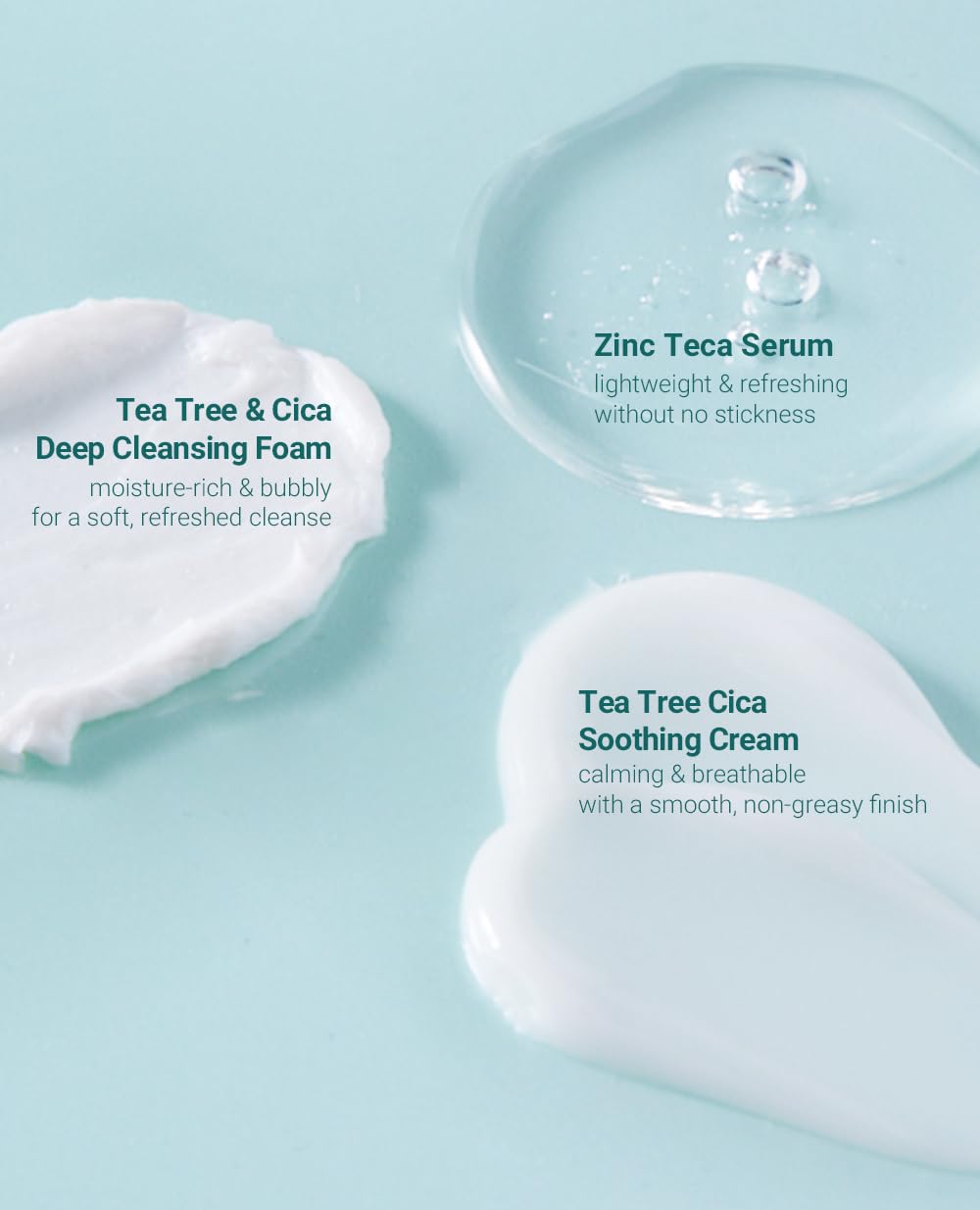 bring green products next to everyday items showing compact travel-friendly size
