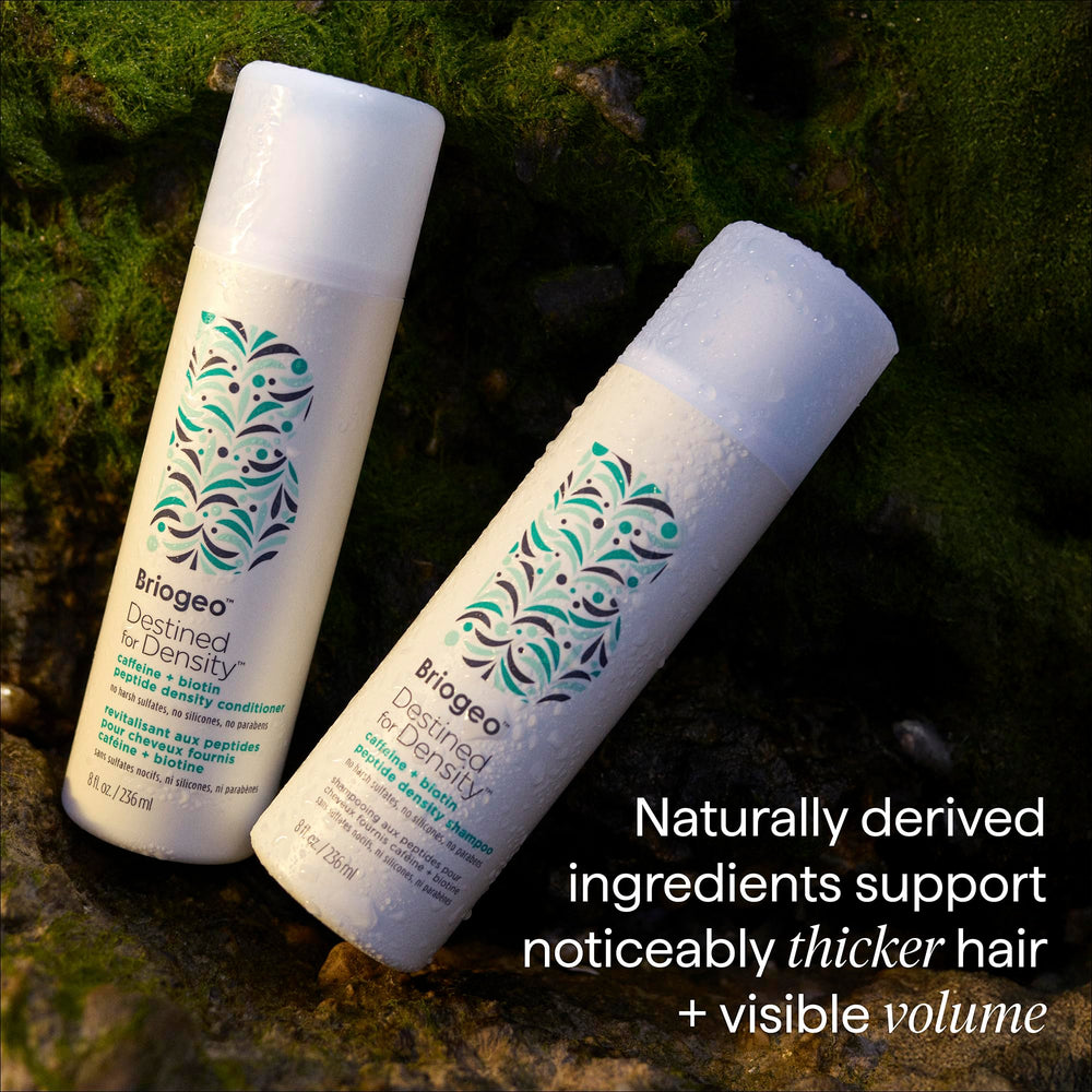 Briogeo before and after comparison showing improved volume
