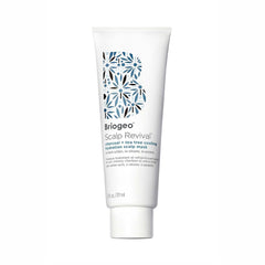 Briogeo front packaging of scalp mask showing product benefit