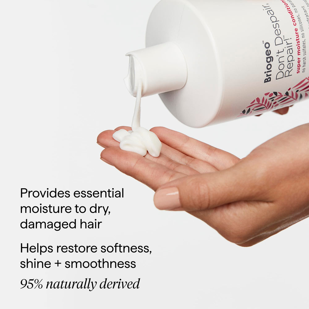 Briogeo ingredients display with rosehip, argan and algae for nourishment
