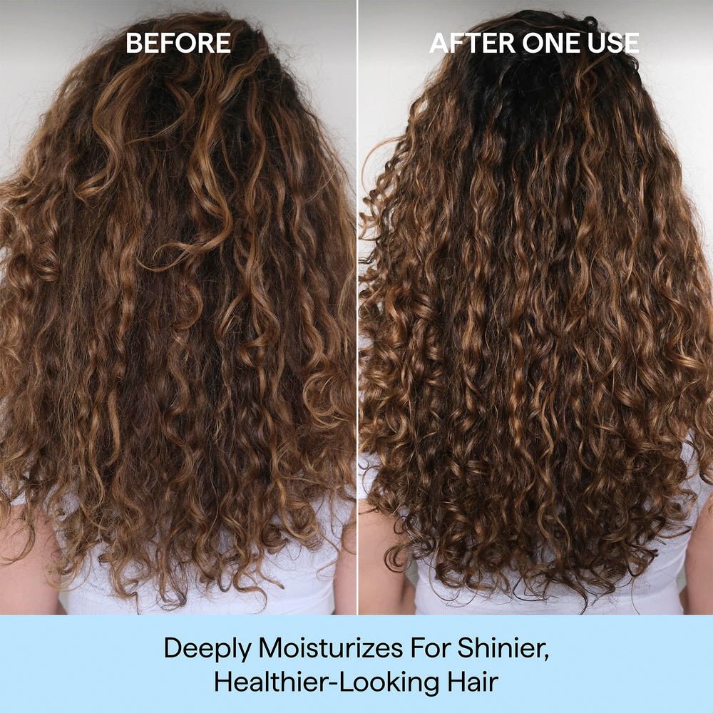 Briogeo conditioner texture close-up showing creamy hydrating formula