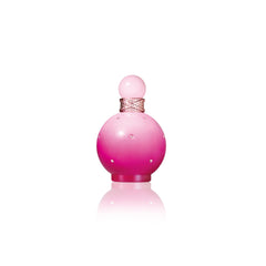 Britney Spears front bottle view showing pink ombré and playful design benefit: gift-ready