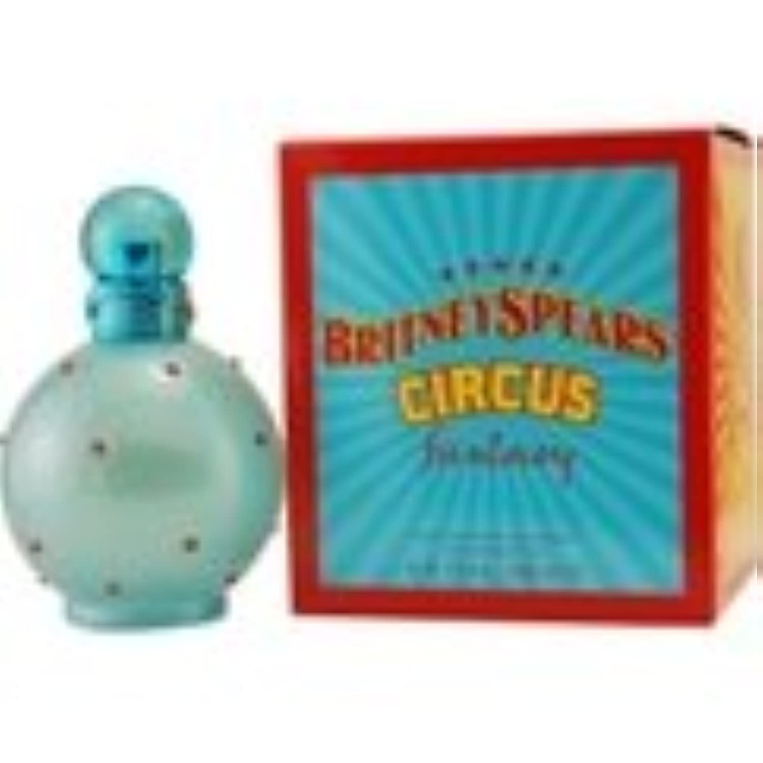 Britney Spears Circus Fantasy atomizer close-up illustrating fine mist for even application