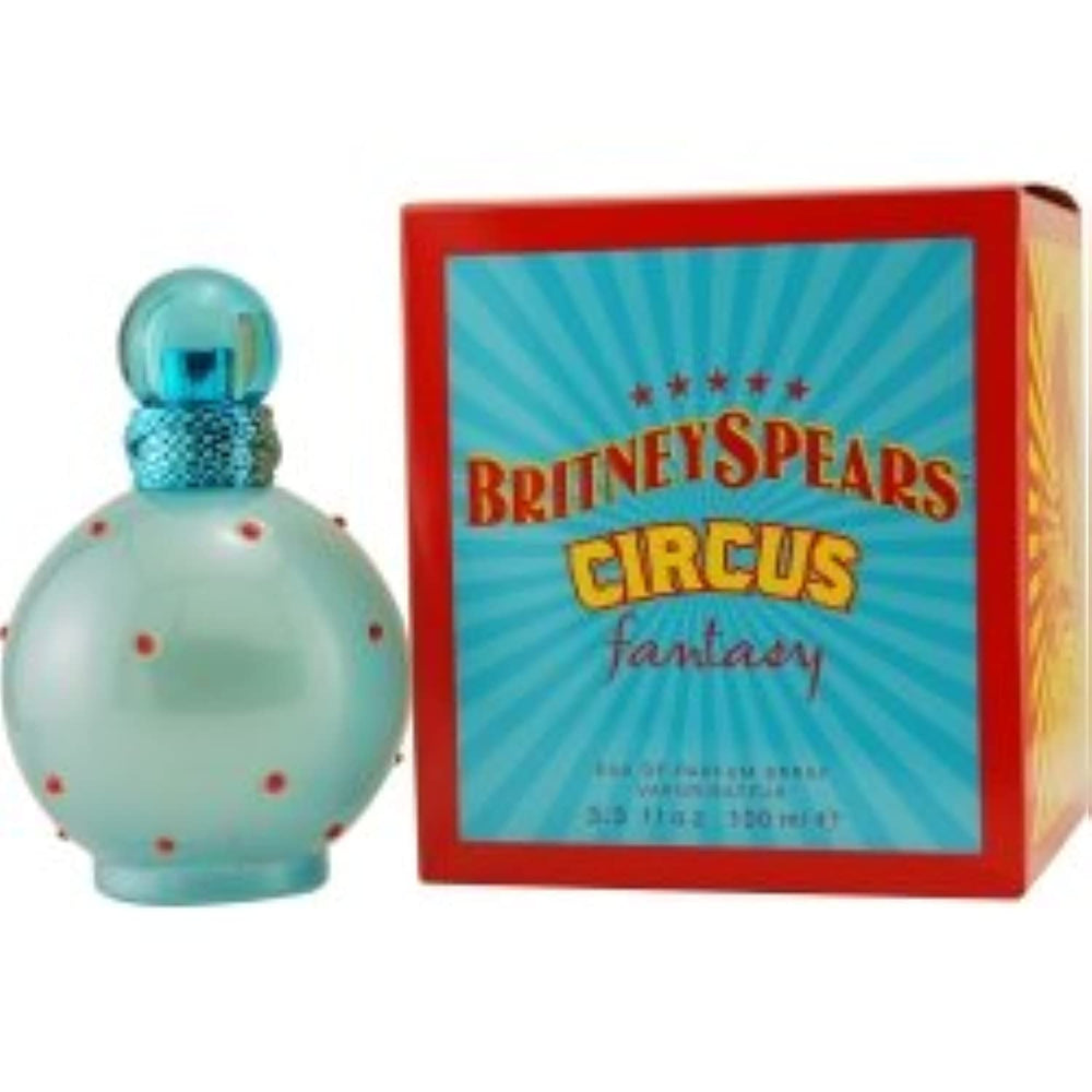 Britney Spears Circus Fantasy vanilla-note texture shot suggesting warm sweet base benefit