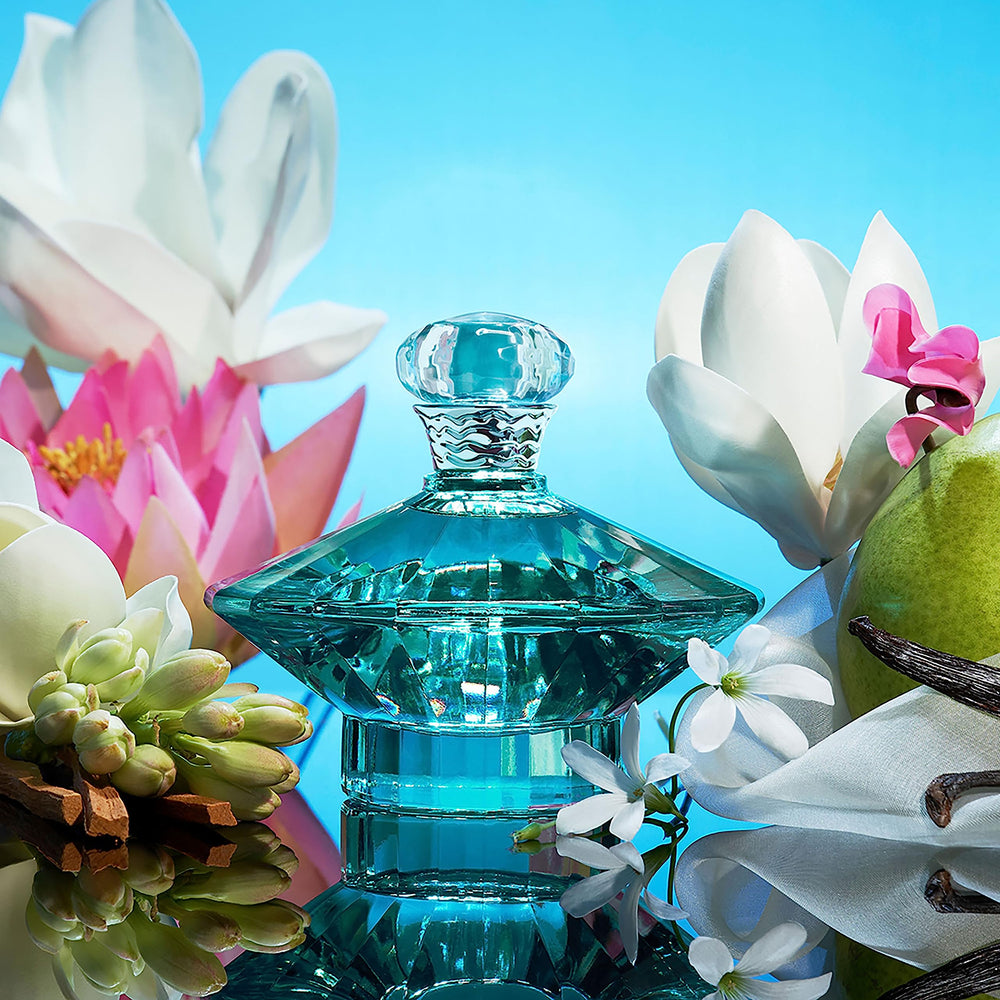 Britney Spears Curious poured into hand demonstrating texture and skin-friendly application
