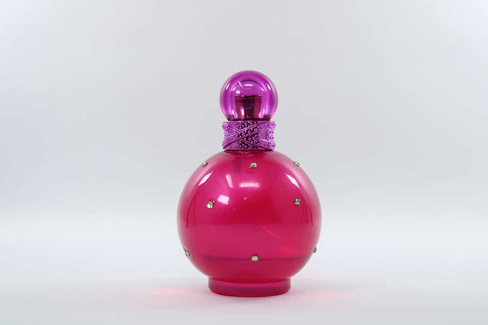 Britney Spears Fantasy on vanity with accessories suggesting everyday wearable scent
