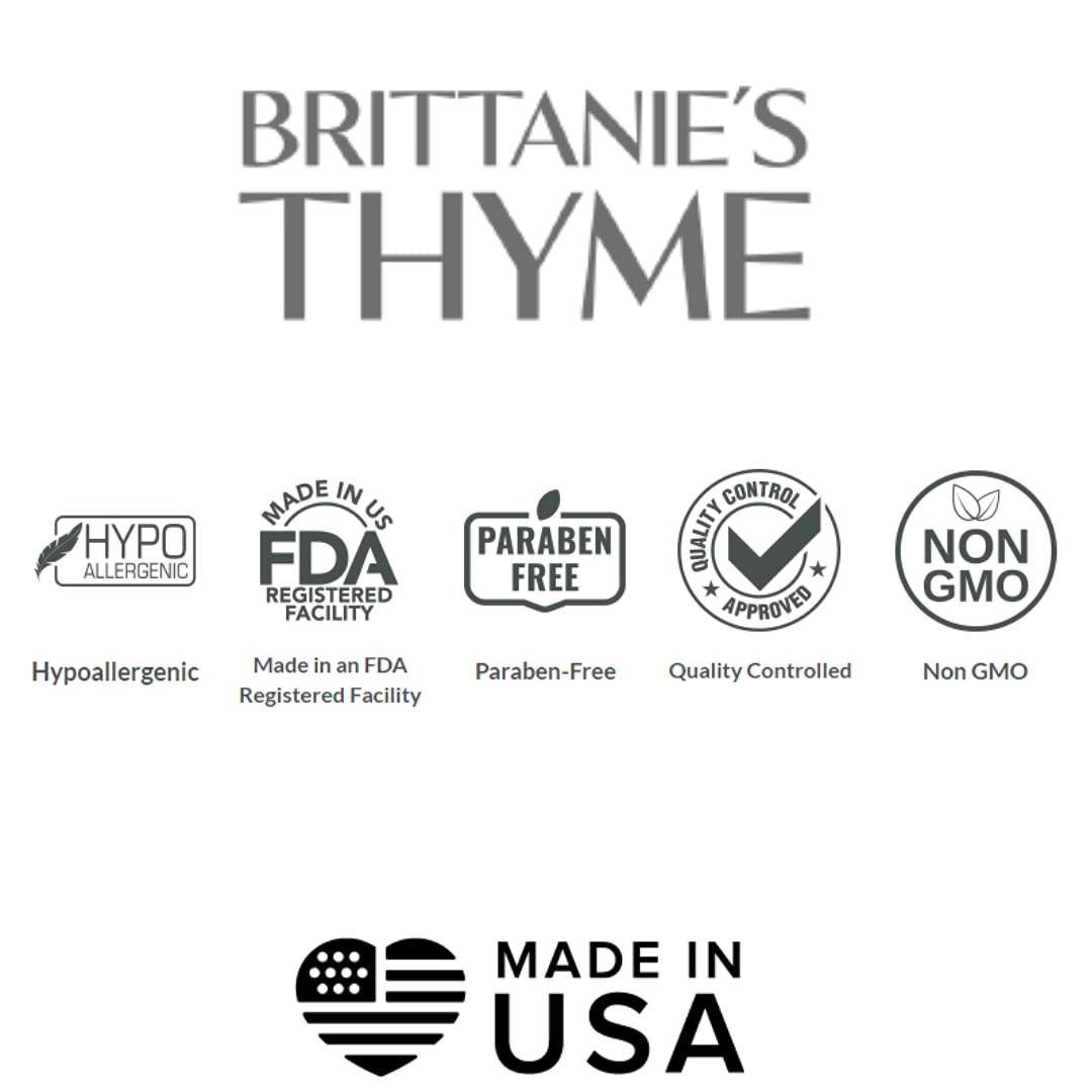 Brittanie's Thyme used at sink for hand washing, demonstrating gentle cleanse benefit