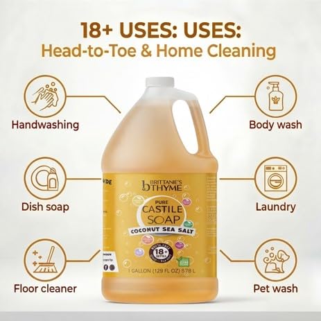Brittanie's Thyme measured for laundry showing concentrated cleaning power