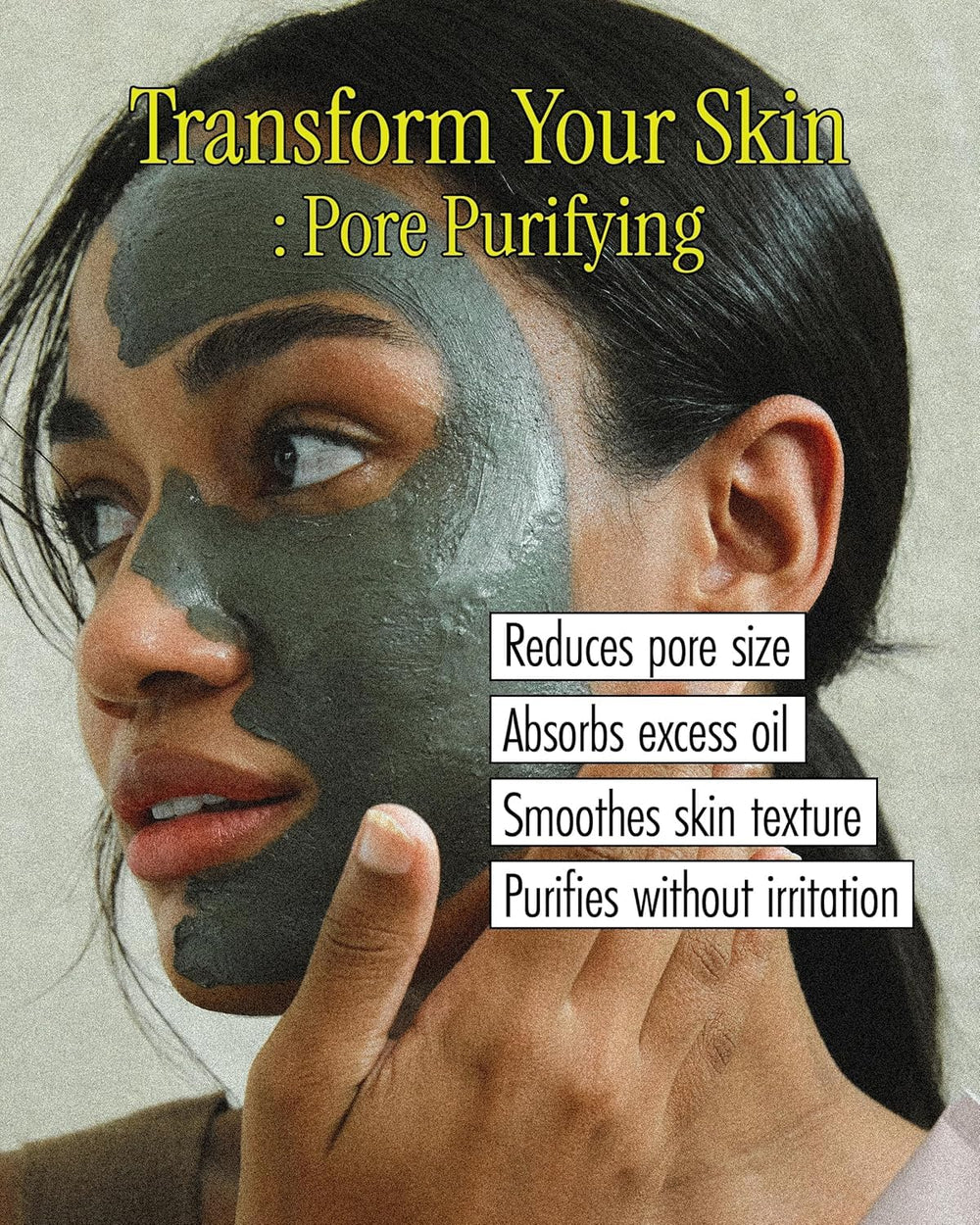 BRMUD jar next to botanicals highlighting natural ingredient benefits