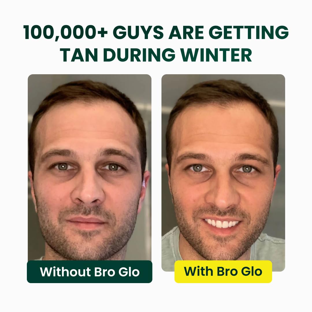Bro Glo label and ingredients close-up highlighting water-based formula