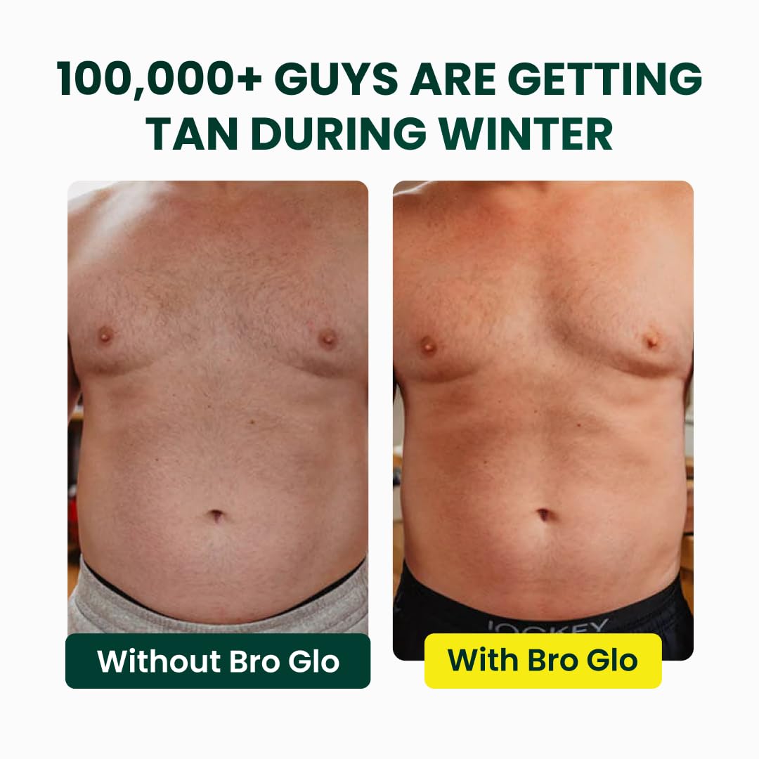 bro glo next to a hand for accurate size and travel convenience