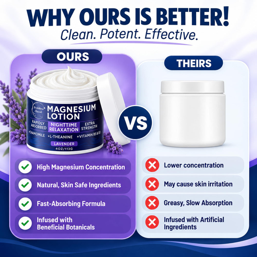 Brookethorne Naturals lavender and chamomile botanicals highlighting calming scent