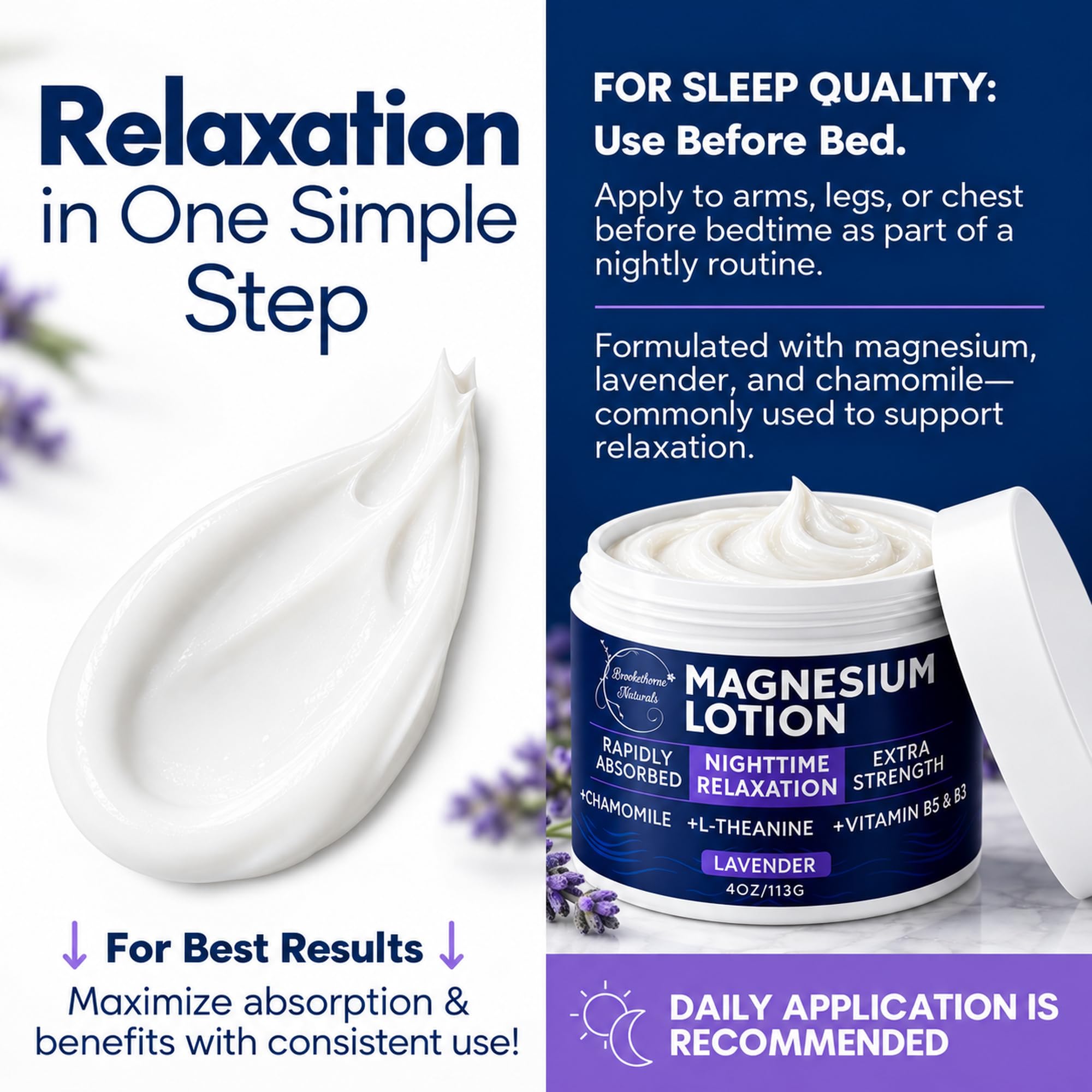 Brookethorne Naturals measuring teaspoon showing 250 mg magnesium clarity