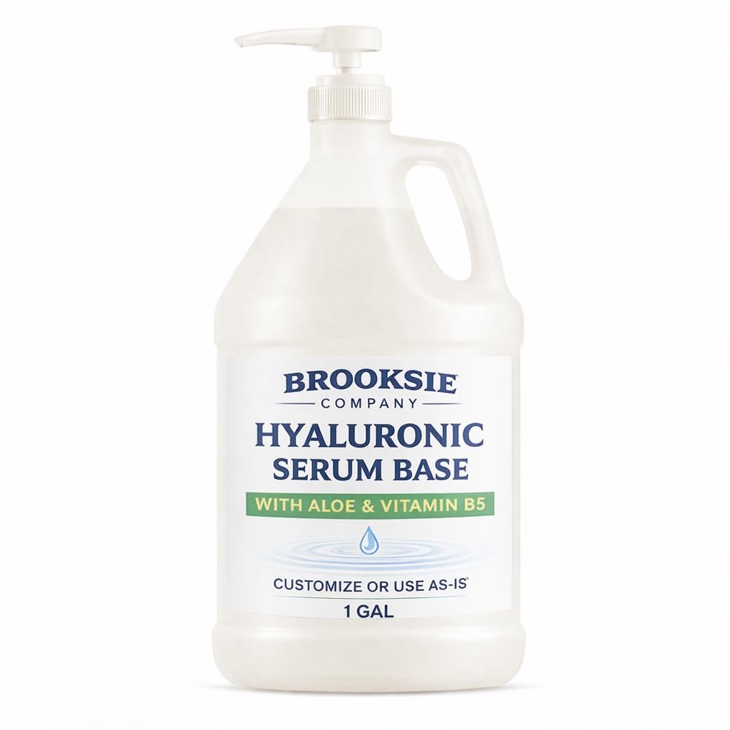 Brooksie Naturals gallon bottle front label showing product and benefits