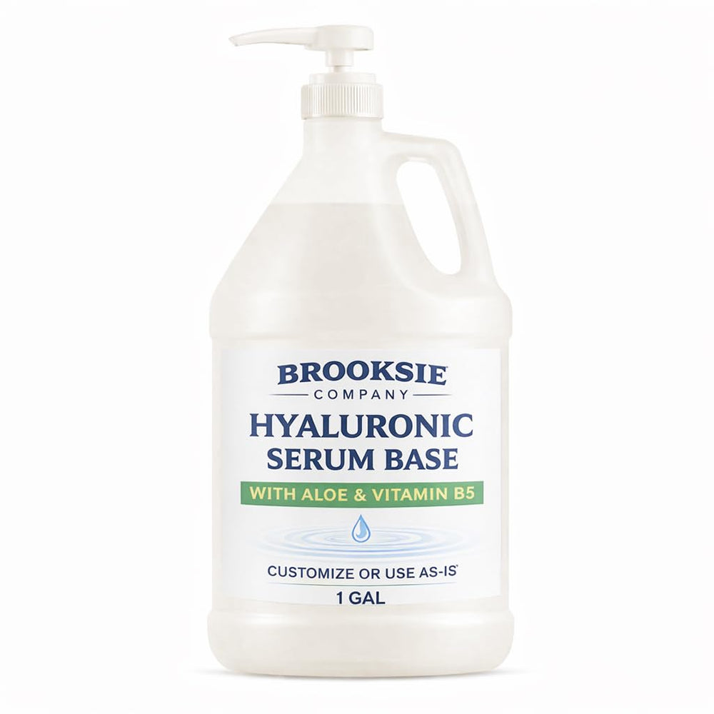 Brooksie Naturals gallon bottle front label showing product and benefits