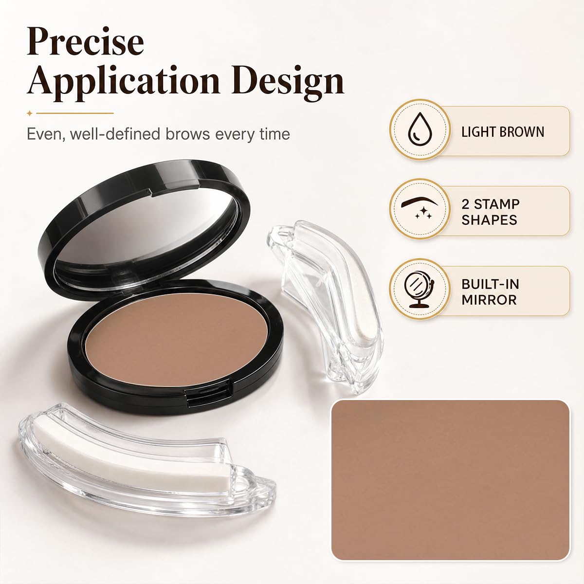 Browlyn powder texture detail highlighting blendable, buildable coverage