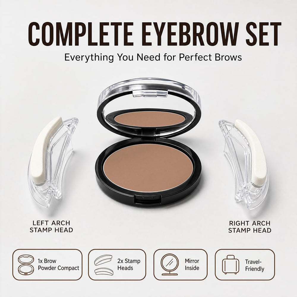 Browlyn size comparison in makeup bag showing travel-friendly convenience
