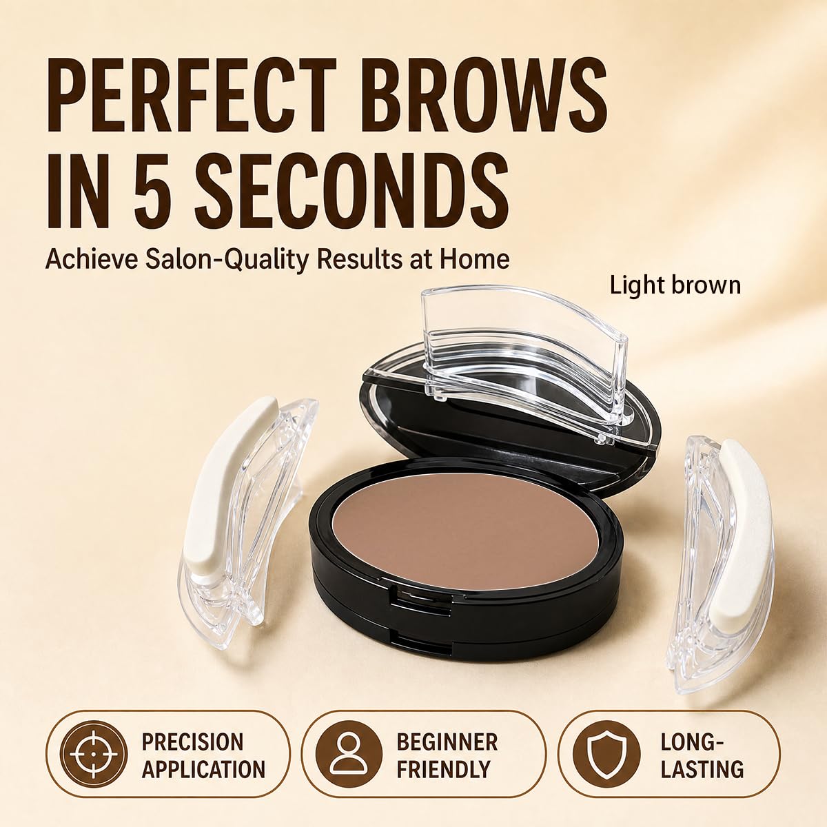 Browlyn stamp applicator close-up demonstrating precise shaping benefit