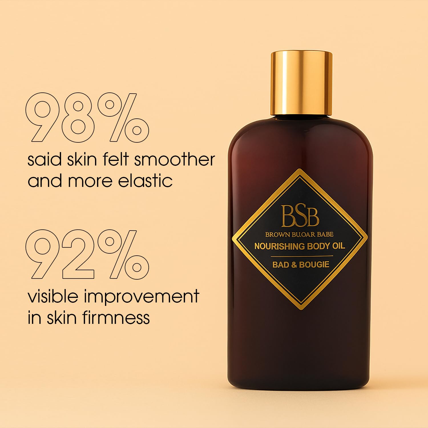 Brown Sugar Babe pump dispensing oil for easy control and measured use benefit