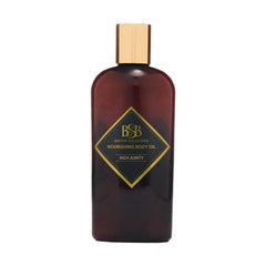 Brown Sugar Babe bottle front view showing elegant packaging and moisturizing promise