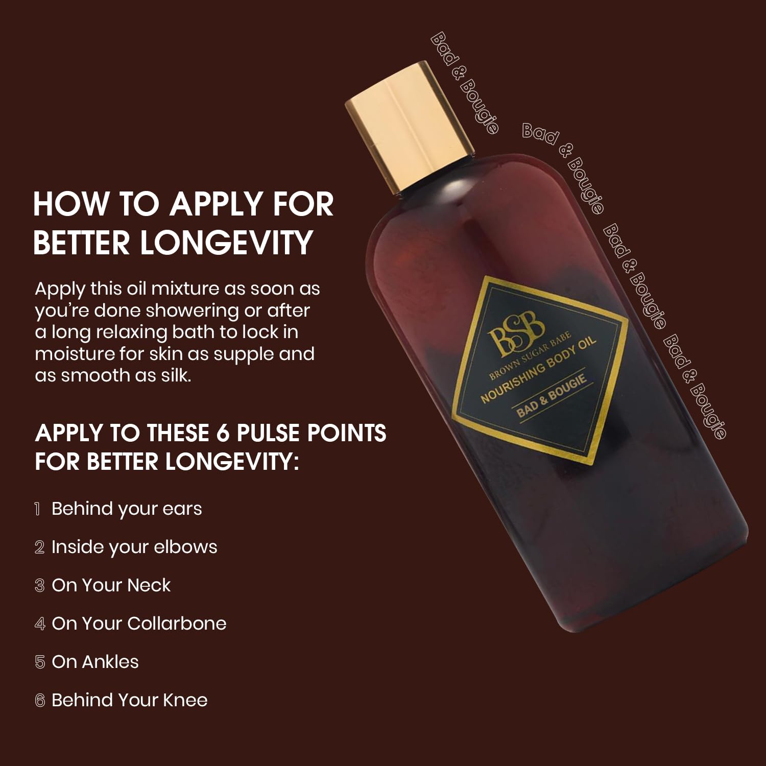 Brown Sugar Babe bottle held in hand showing size and travel-friendly benefit