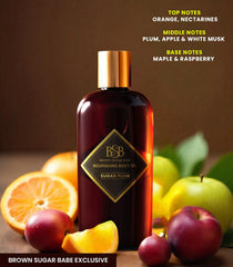 Brown Sugar Babe oil texture close-up demonstrating non-greasy, fast-absorbing finish