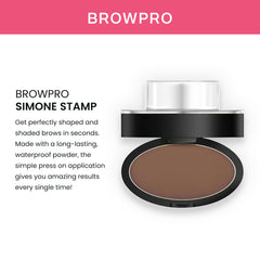 BrowPro Simone powder close-up texture highlighting smooth, natural finish
