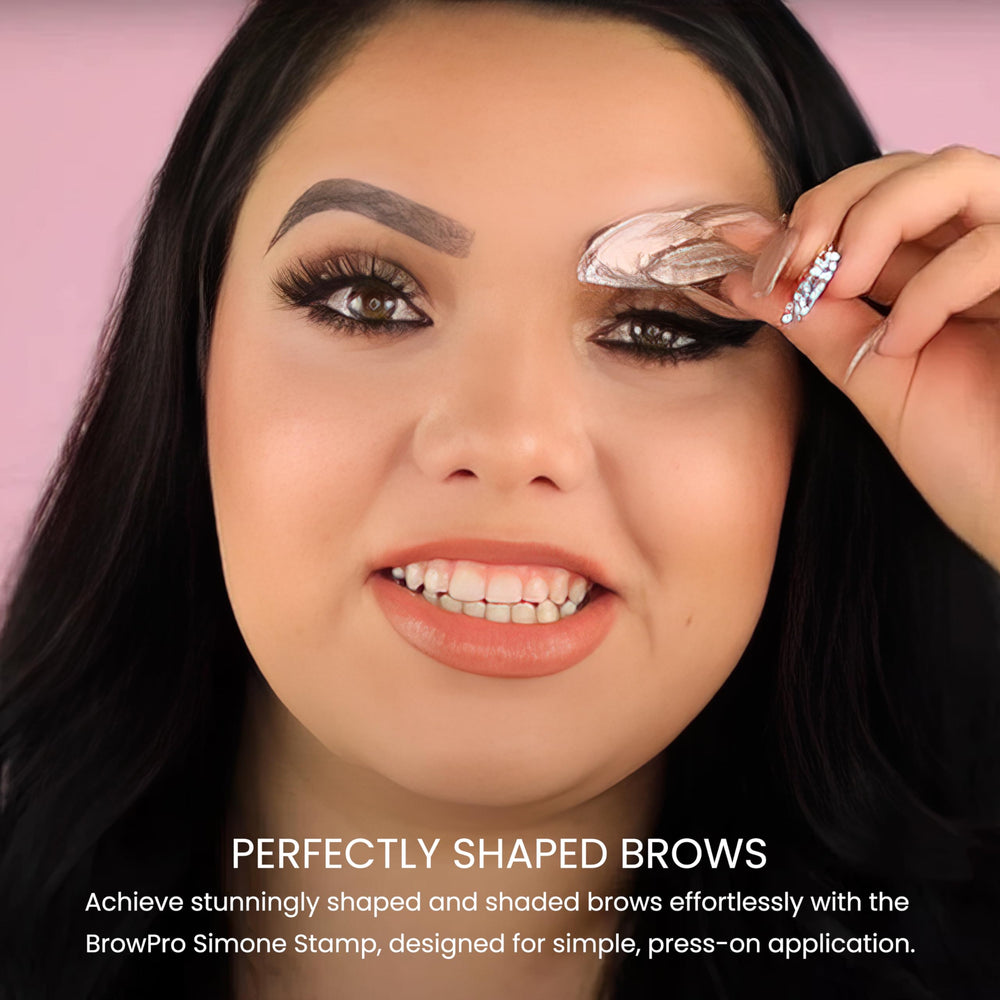 BrowPro Simone on a vanity showing quick, everyday beauty benefit