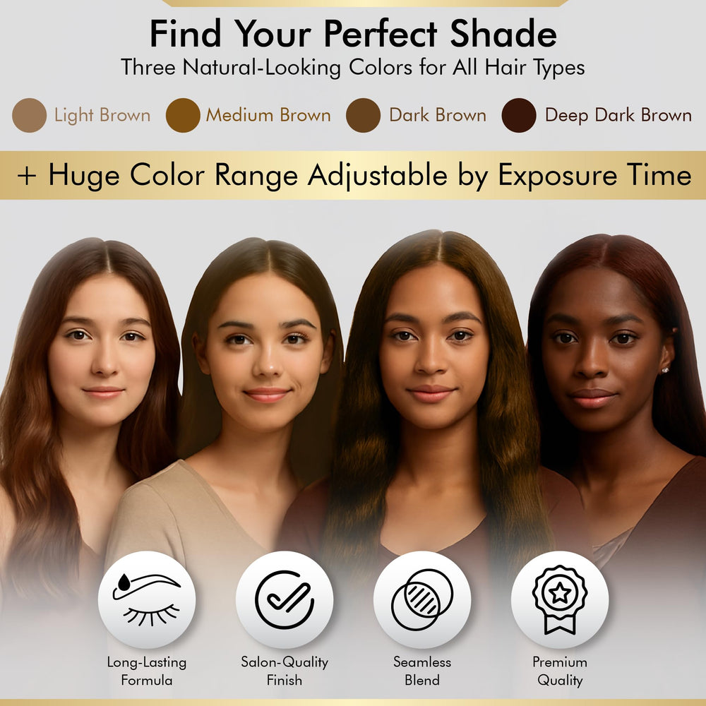 Brows Xpert lifestyle finished brows on model benefit: long-lasting defined brows