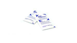 Bruder sheets beside travel kit demonstrating compact size and on-the-go hygiene benefit