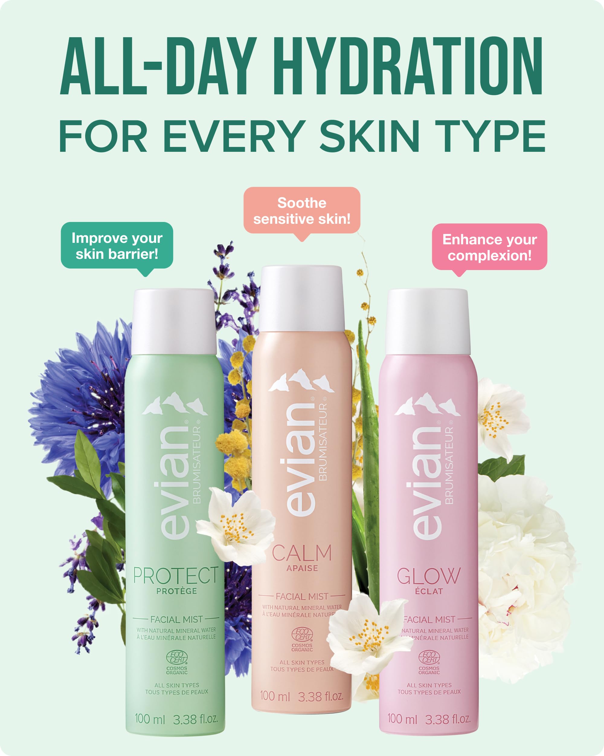 BRUMISATEUR setting makeup with mist adds dewy finish without smudging