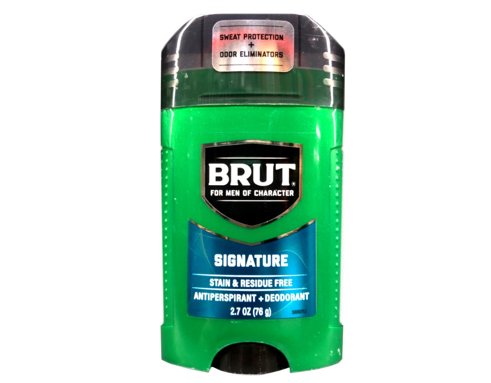 Brut stick open during application demonstrating smooth glide and control