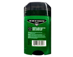 Brut spray nozzle close-up showing easy application and quick-dry benefit