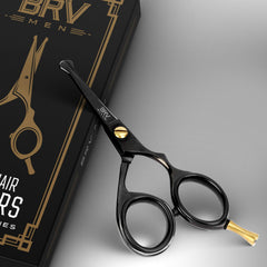 BRV MEN handle detail with silicone inserts for secure comfortable grip