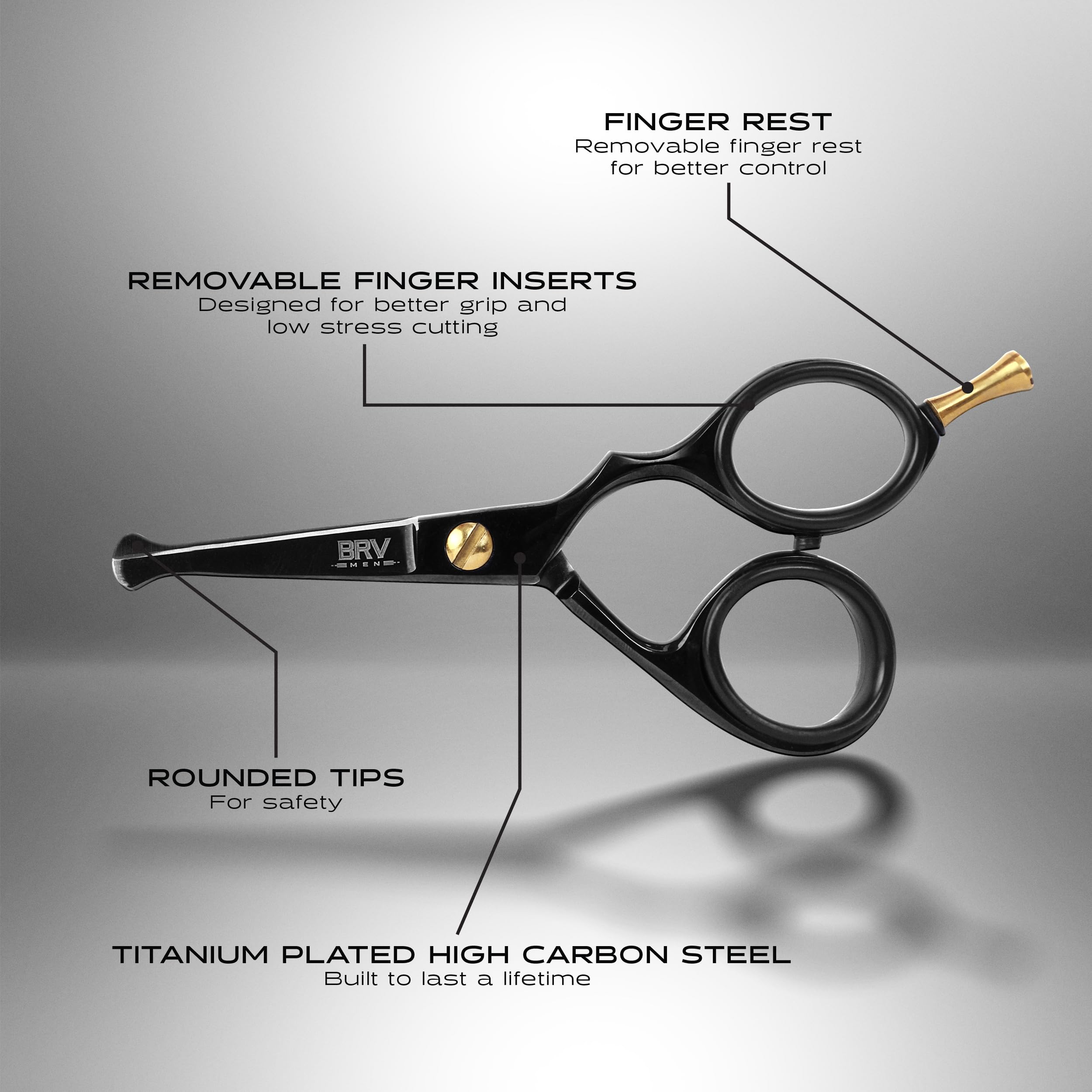 BRV MEN side-by-side size comparison illustrating compact 4.2 inch travel-friendly length