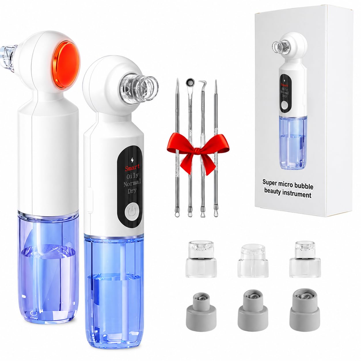 Bryzalor handheld pore vacuum front view showing compact design and controls for easy use
