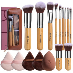 BS-MALL front view of full brush set showing organized kit and bag benefit